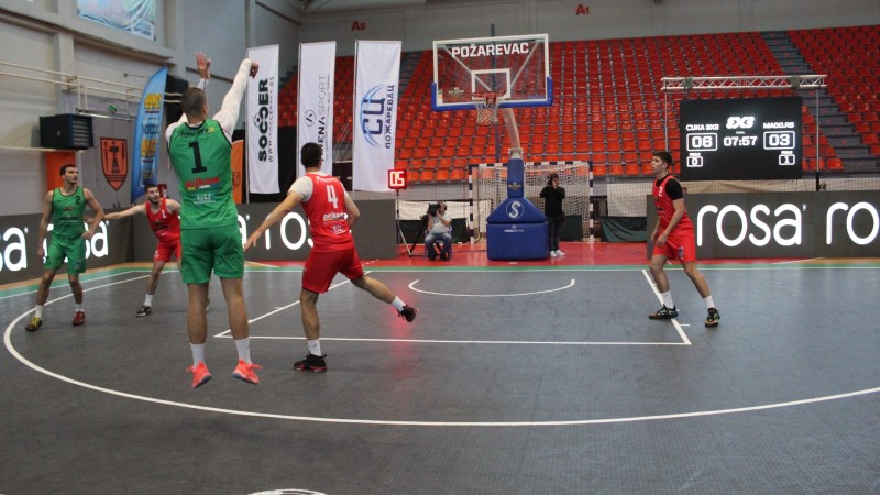 Prvenstvo Srbije u basketu 3x3 u Sportskom centru Požarevac